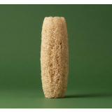 Single full size natural loofah.
